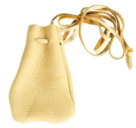 MEDICINE BAG EN CUIR - SAC AMERIDIEN - PM