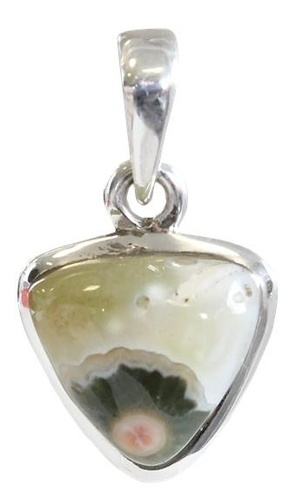 PENDENTIF JASPE OCEAN - QUALITE EXTRA