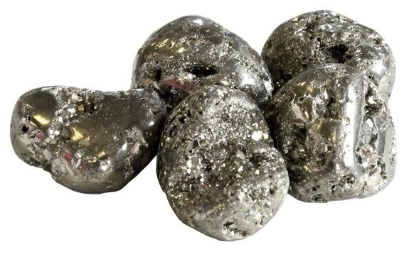PIERRES ROULEES PYRITE QUALITE EXTRA - SACHET 500 GRS