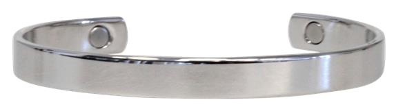 BRACELET MAGNETIQUE METAL ARGENTE