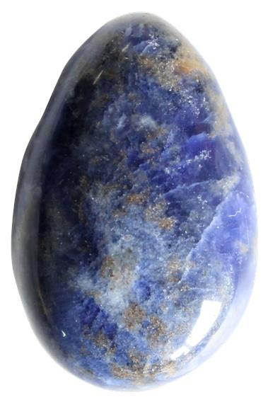 PENDENTIF GOUTTE BOMBEE - SODALITE