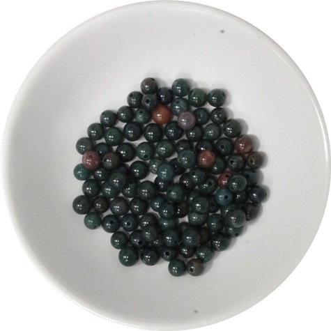 PERLES HELIOTROPE 4 MM - SACHET DE 100 PERLES