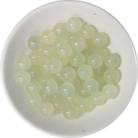 PERLES CALCEDOINE VERTE 8 MM - SACHET DE 50 PERLES