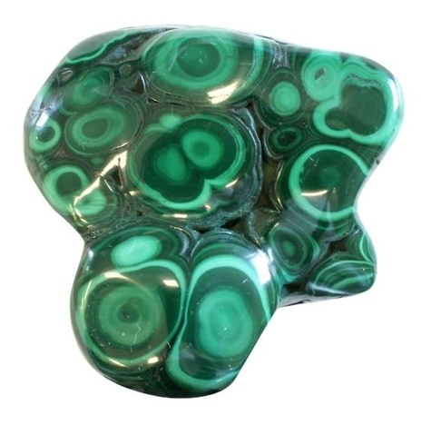 FORME LIBRE POLIE MALACHITE - 100 A 150 GRAMMES