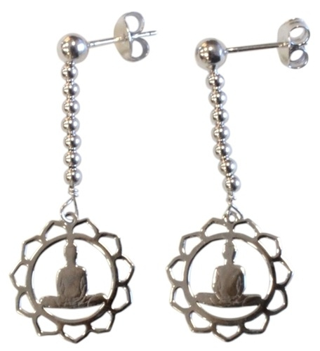 BOUCLES D'OREILLES MEDITATION - ARGENT 925