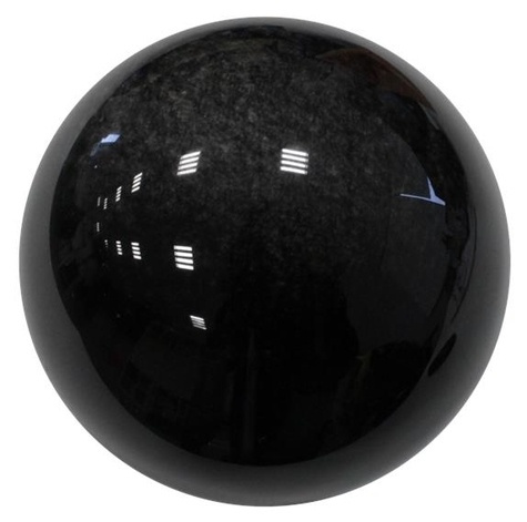 SPHERE OBSIDIENNE ARGENTEE - 700 A 800 GRAMMES