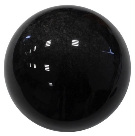 SPHERE OBSIDIENNE ARGENTEE - 2,535 KILOS