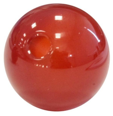 Perle Ronde Percée Cornaline - 2 cm