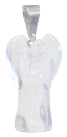 PENDENTIF ANGE CRISTAL DE ROCHE