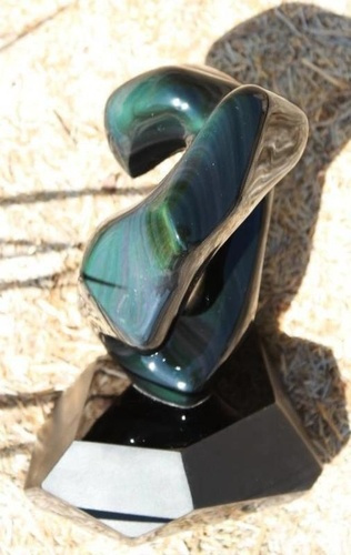 obsidienne sculpture - an0715 2