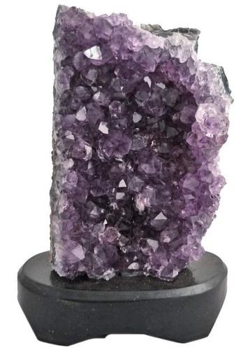 Druse Polie sur Socle Bois - 800 Grs à 1 Kg