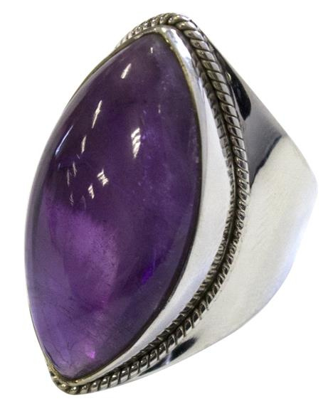 BAGUE AMETHYSTE ARGENT 925 METHYSTOS T54