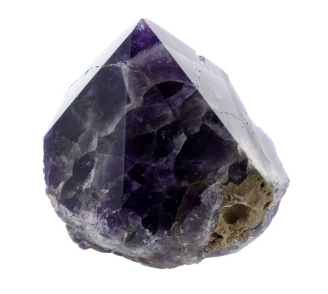 POINTE BRUTE AMETHYSTE CHEVRON - PIECE DE 100 A 200 GR