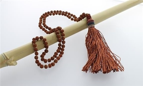 MALA RUDRAKSHA MARRON - 8 MM