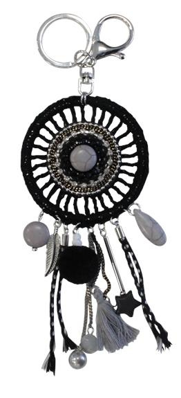 PORTE CLEFS - DREAMCATCHER - NOIR