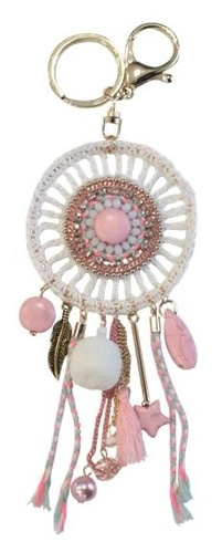 PORTE CLES - DREAMCATCHER - ROSE