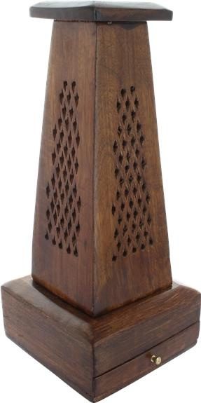 TOUR PORTE ENCENS EN BOIS AVEC RESERVE