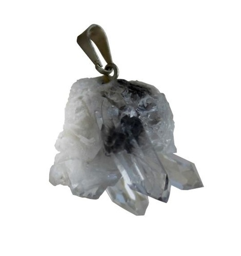 PENDENTIF DRUZE CRISTAL DE ROCHE