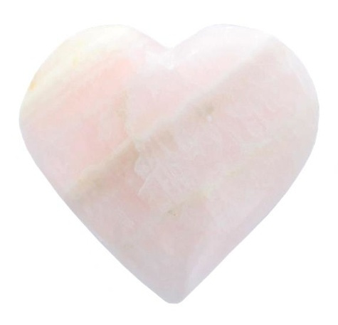 COEUR MANGANO CALCITE ENTRE 100 ET 150 GRAMMES