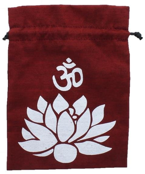 BOURSE OM LOTUS BORDEAUX/MARRON