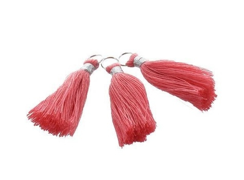 POMPON FIL 45 MM X 3 CORAIL