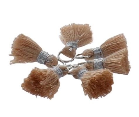 pompon fil 20 mm x 6 creme