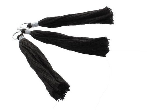 POMPON FIL 90 MM X 3 BRUN