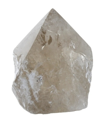 pointe brute quartz fume - piece de 300 a 400 gr