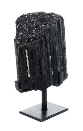 TOURMALINE NOIRE SUR SOCLE METAL - PIECE DE 15 A 20 KG