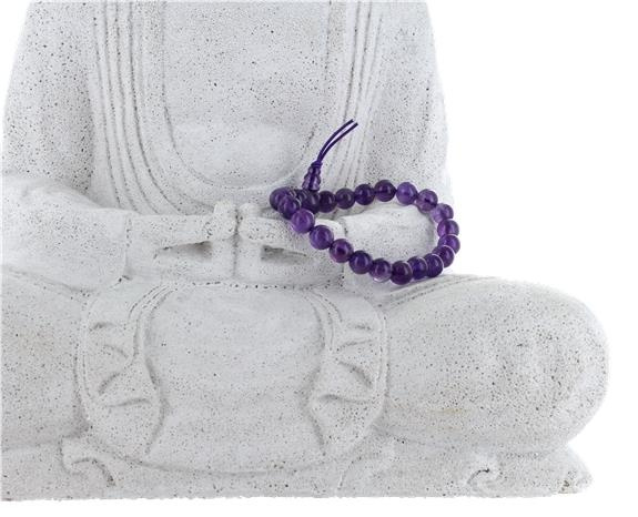 BRACELET MALA TIBETAIN - AMETHYSTE