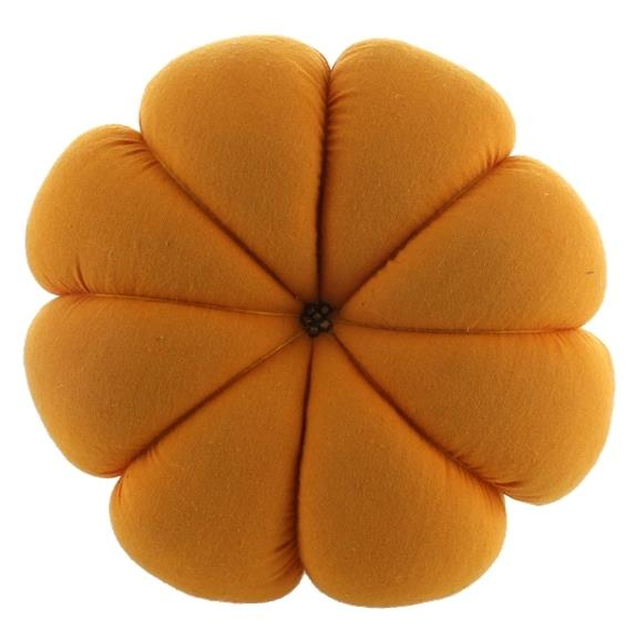 COUSSIN POUR BOL CHANTANT ROND ORANGE