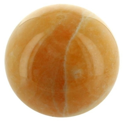 SPHERE CALCITE ORANGE - PIECE DE 8 A 9 CM
