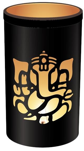 PHOTOPHORE ROND GANESH - 15 X 25 CM