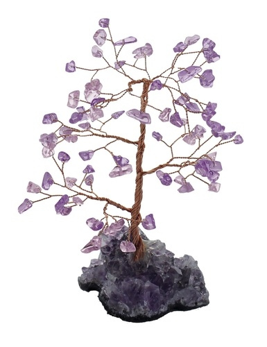 ARBRE DU BONHEUR AMETHYSTE 72 PIERRES
