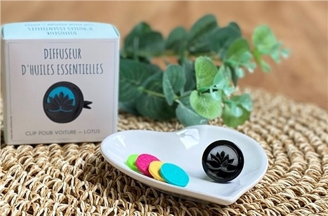 Diffuseur Clip pour Voiture Lotus Noir