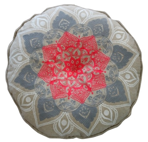 Coussin d'Assise Méditative 40 cm Blanc