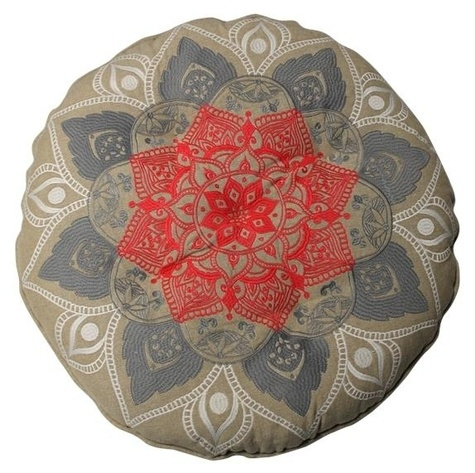 Coussin d'Assise Méditative 55 cm Blanc