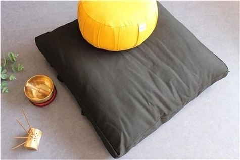 ZABUTON EN KAPOK BIO NOIR