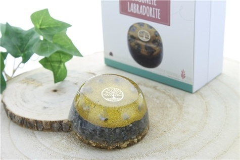 TOWER BUSTER ORGONITE LABRADORITE ARBRE DE VIE