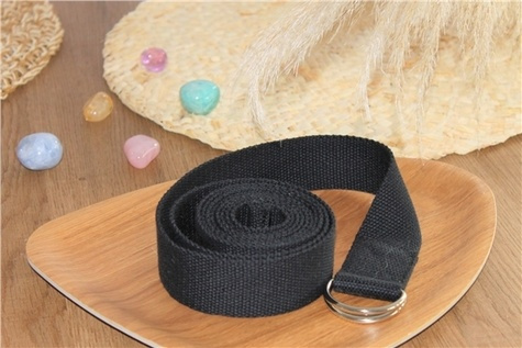 SANGLE DE YOGA NOIRE