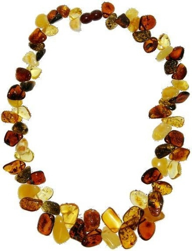 COLLIER TOUT AMBRE MULTICOLORE