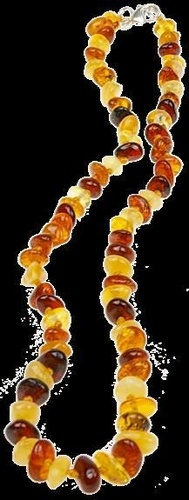 COLLIER AMBRE BEBE MULTICOLORE