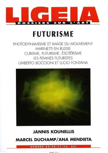 Ligeia N° 69-72 : Futurisme