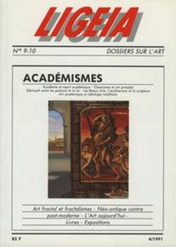 Ligeia N° 9 à 10 : Académismes
