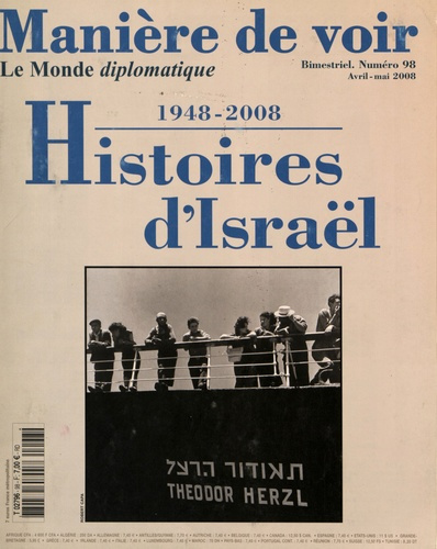 Manière de voir N° 98, avril-mai 2008 : Histoires d'Israël