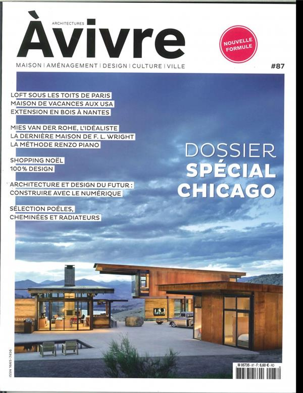 Architectures à vivre N° 87, novembre-décembre 2015 : Spécial Chicago