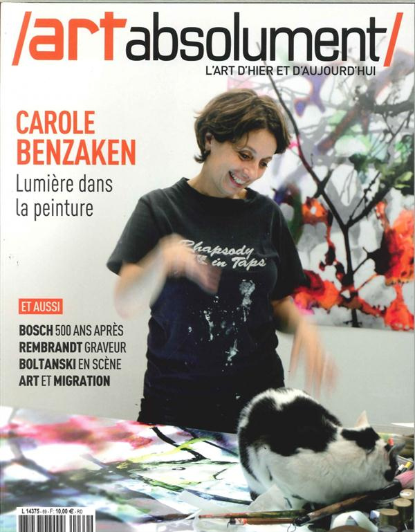 Art Absolument N°69 Carole Benzaken Janvier/Fevrier 2016