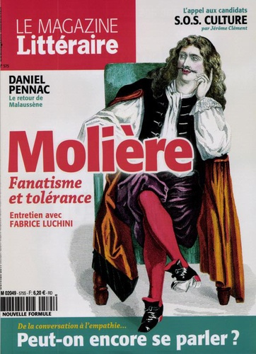 Le Magazine Littéraire N° 575, janvier 2017 : Molière. Fanatisme et tolérance