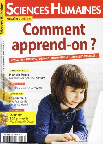 Sciences Humaines N° 296S, Septembre-octobre 2017 : Comment apprend-on ?
