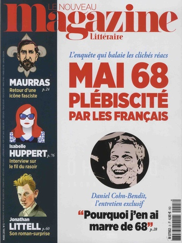 Le Nouveau Magazine Littéraire N° 3, mars 2018 : Mai 68 plébiscité par les Français